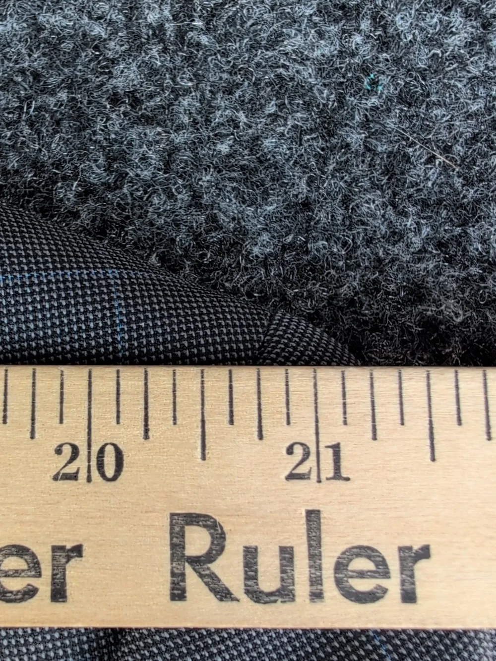 Vtg Burberry London Suit Jacket Mens 46R Blue Check Wool Kensington USA 2 Button